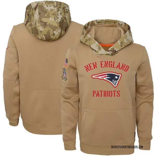 patriots olive salute to service hoodie